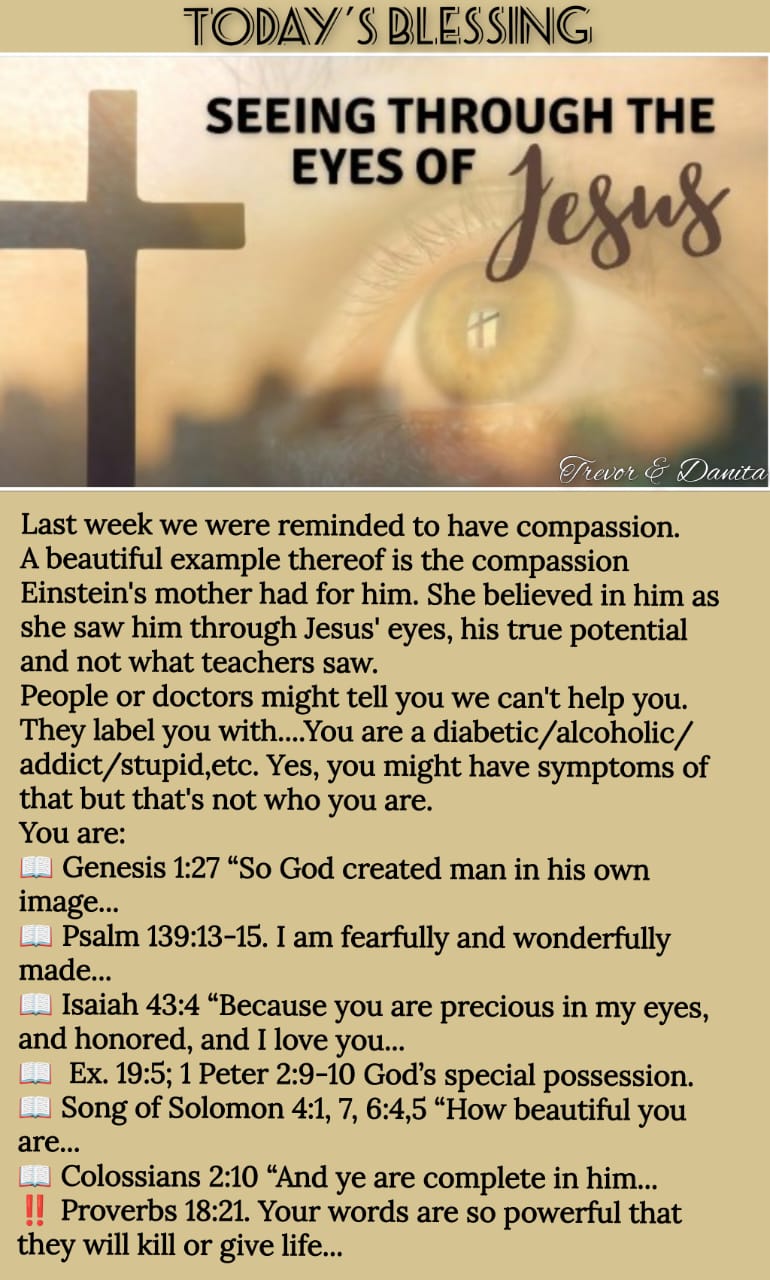 Through eyes of Jesus