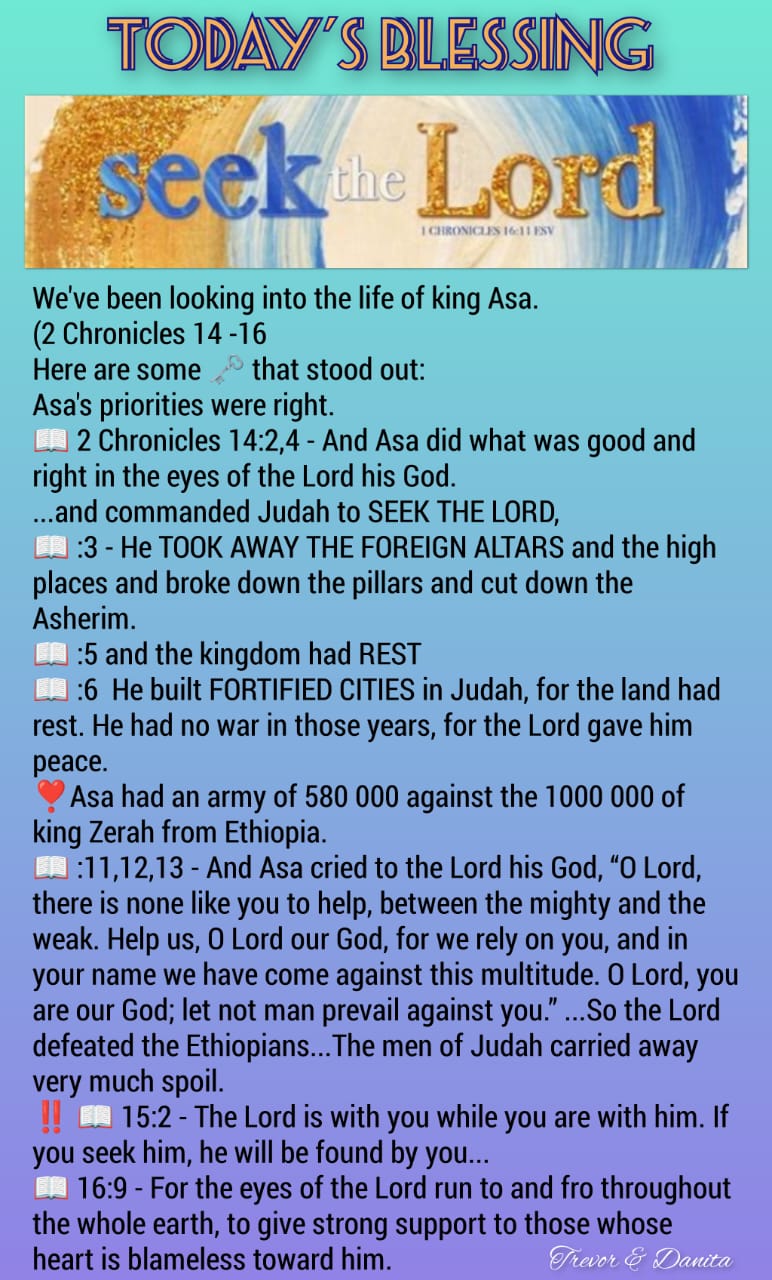 Asa cried to his God