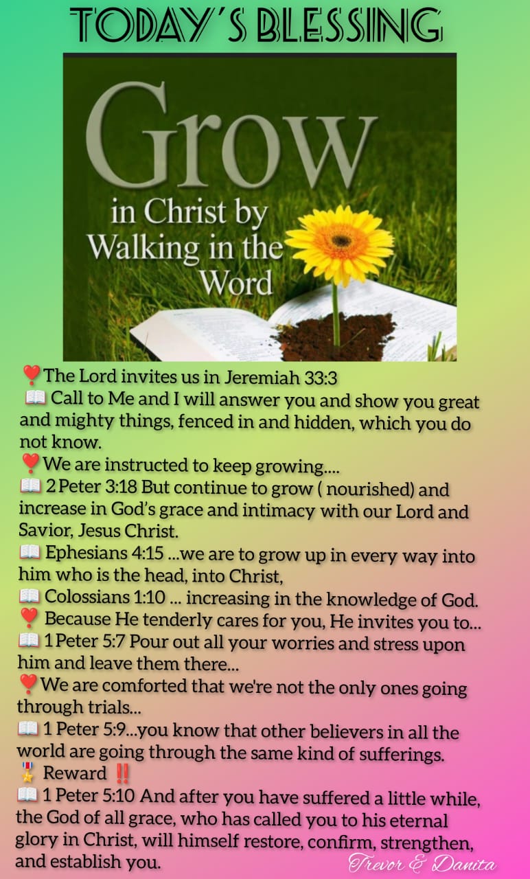 Grow Walking in Word