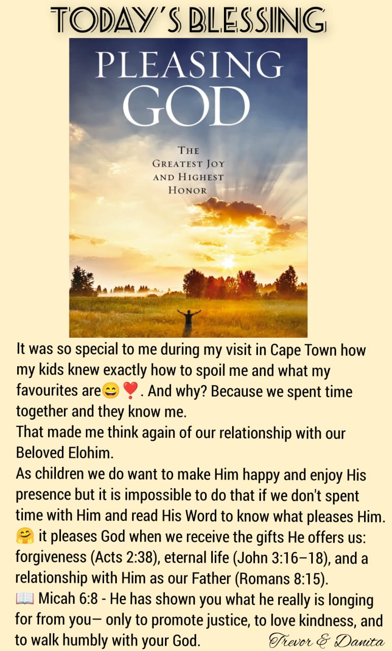 Pleasing God